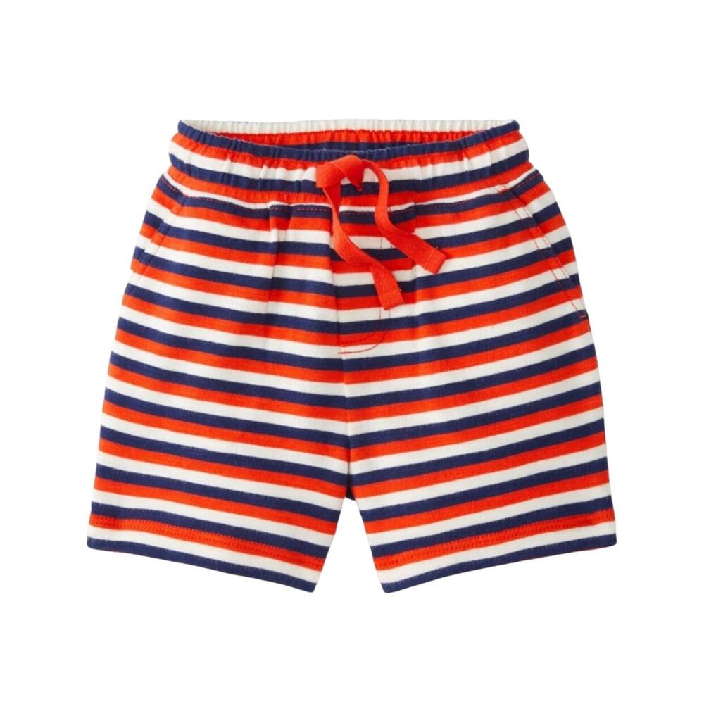 Hanna Andersson NWT Striped Shorts In Slub Cotton